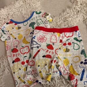 Little Sleepies Colorful Print Kids Pajama Set